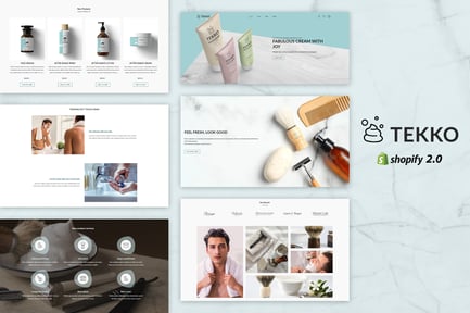  Tekko - Beard Oil Shop & Salon Spa Shopify Theme 