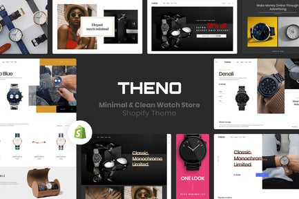 THENO | Minimal & Clean Watch Store Shopify Theme