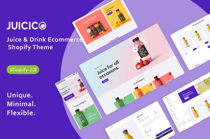 Juicico - Juice & Drink Ecommerce Shopify Theme