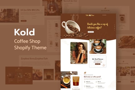  KoldBrew - Bakery Tea, Coffee Shop Shopify Theme 