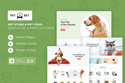 PetBest - Pet Store & Pet Food Shopify Theme