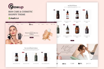 Glowup - Beauty Store Shopify Theme