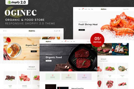 Oginec - Organic & Food Store Shopify 2.0 Theme