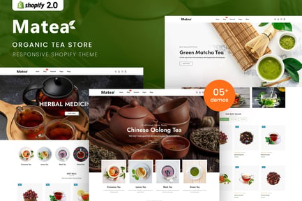 Matea - Organic Tea Store Shopify 2.0 Theme