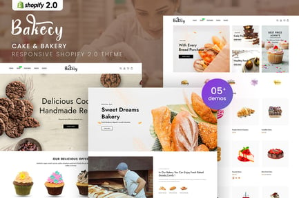 Bakecy - Cake & Bakery Shopify 2.0 Theme