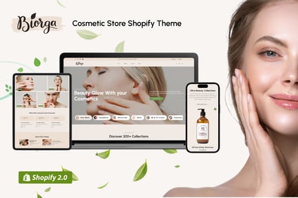 BiOrga - Cosmetics Shop Shopify Theme