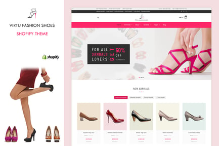  Virtu - Fashion Shoes Store Shopify Theme 