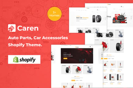 Caren - Auto Parts, Car Accessories Shopify Theme