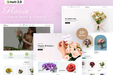 Flocie - Flower Shop & Florist Shopify 2.0 Theme