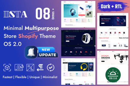 Dsta- Minimal eCommerce Store Shopify Theme 2.0