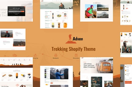  Adven - Hiking, Camping & Trekking Shopify Theme 