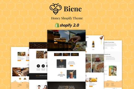 Biene - Honey Shop, Organic Food Shopify Theme