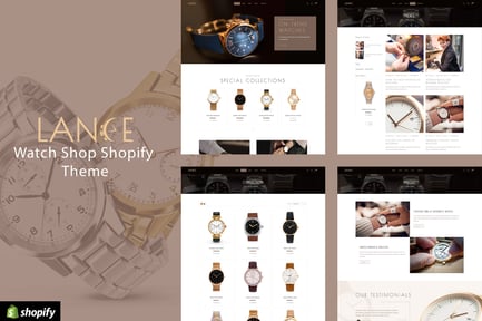  Lance - Watches Store Shopify Theme 