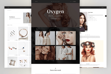 Oxygen Jewelry Responsive Shopify Theme