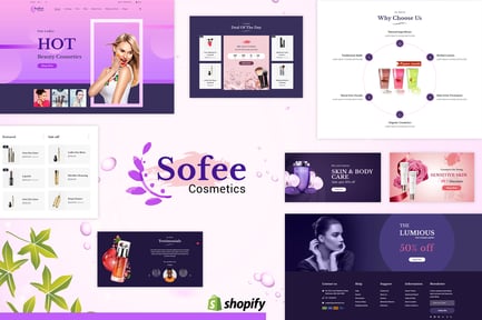  Sofee | Beauty Cosmetic, Hair Salon Shopify Theme