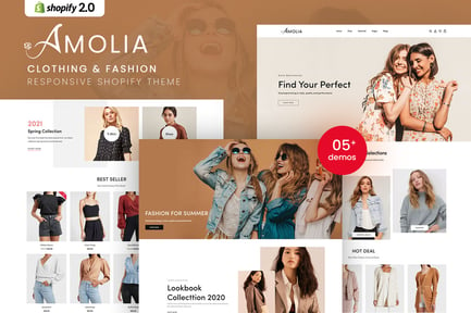 Amolia - Clothing & Fashion Shopify Theme