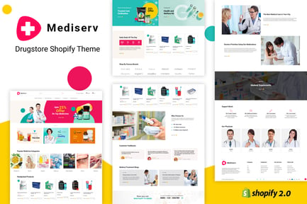 Mediserv -  medicalmiracle Drugstore Shopify Theme