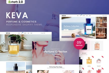 Keva - Perfume And Cosmetics Shopify Theme