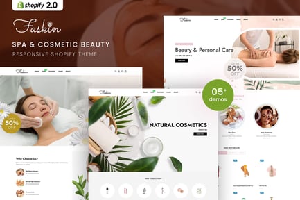 Faskin - Spa & Cosmetic Beauty Shopify 2.0 Theme