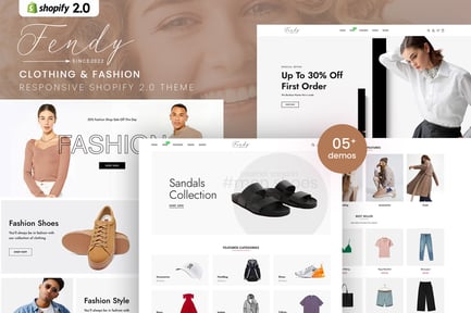 Fendy - Clothing & Fashion Shopify 2.0 Theme