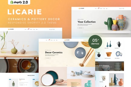 Licarie - Ceramics & Pottery Decor Shopify Theme