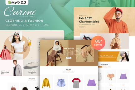 Cureni - Clothing & Fashion Shopify 2.0 Theme