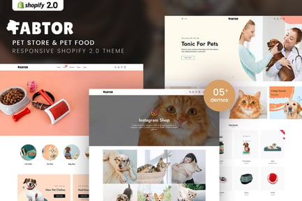 Fabtor - Pet Store & Pet Food Shopify 2.0 Theme