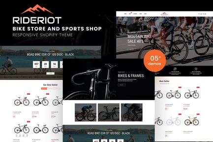 Rideriot - Bike Store Responsive Shopify Theme