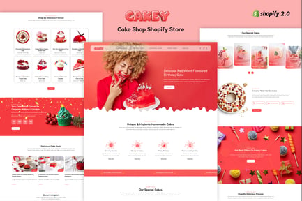 Cakey - Cake Shop Shopify Store