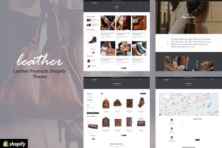  Leathery - Handcrafted Leather Store Theme 