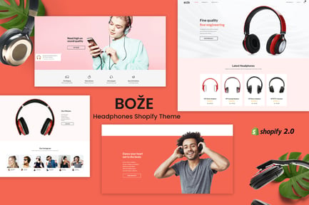  Boze - Headphone and Audio Store Shopify Theme 