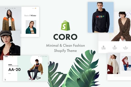 CORO – Minimal & Clean Fashion Shopify Theme