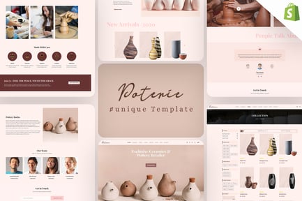 Poterie - Handmade, Ceramic Artist Shopify Theme 