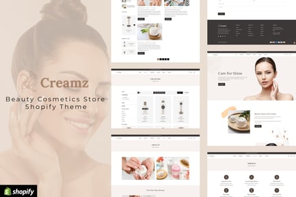  Creamz - Beauty Shopify Theme 