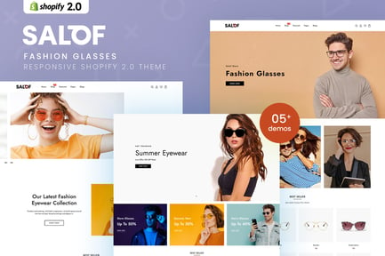 Salof - Fashion Glasses Shopify 2.0 Theme