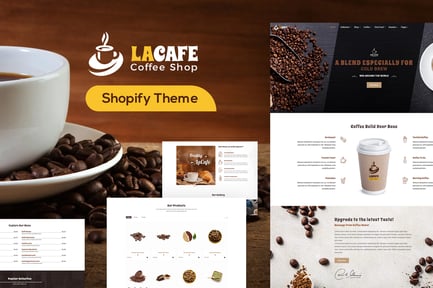  LaCafe - Coffee Shop Shopify Store 