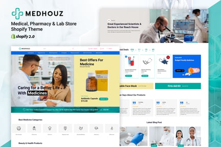 Medhouz - Medical, Pharmacy & Lab Store Shopify Th