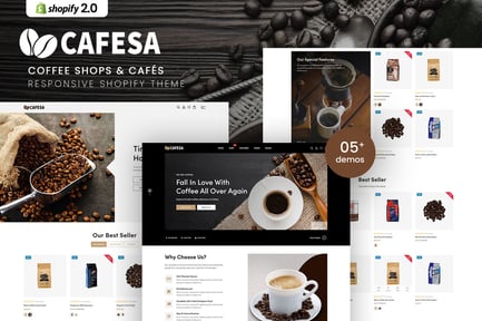 Cafesa - Coffee Shops & Cafés Shopify Theme