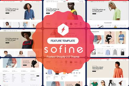 Sofine - Clean, Versatile, Responsive Shopify Them