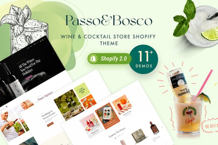 Passo Bosco - Wine Shop and Planter Store Shopify 