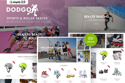 Dodgo - Sports & Roller Skates Shopify Theme