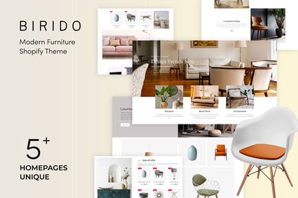 Birido - Modern Furniture Responsive Shopify Theme