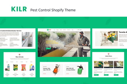  Kilr - Pesticides Store, Services Shopify Theme 