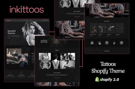  inkittoos - Tattoo Shopify Theme 