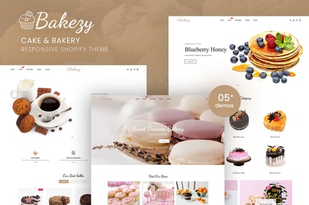 Bakezy - Cake & Bakery Responsive Shopify Theme