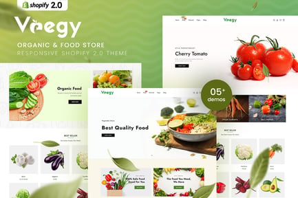 Vaegy - Organic & Food Store Shopify 2.0 Theme