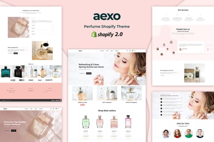  Axeo - Perfume, Cosmetics Store Shopify Theme 