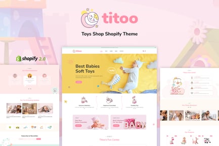  Titoo | Shopify Kids Store, Children Toys Shop