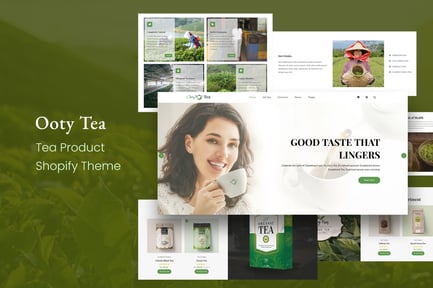  Ooty - Organic Tea Store Shopify Theme 