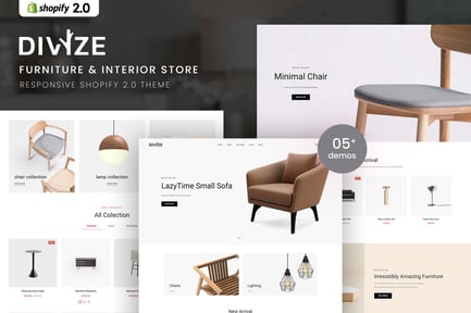 Divize - Furniture & Interior Shopify 2.0 Theme